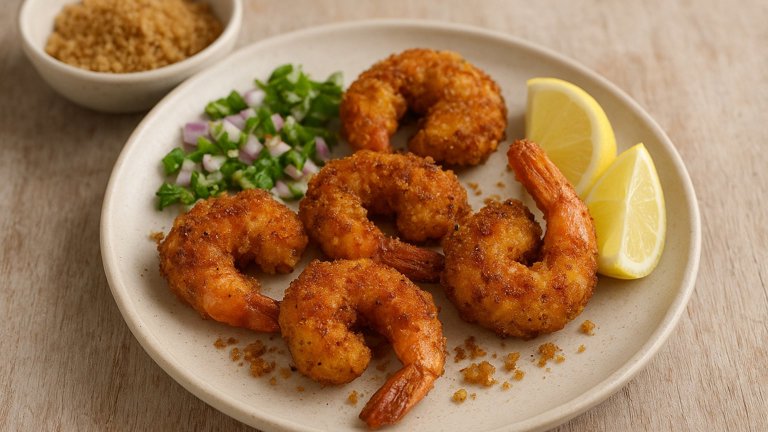 Spiced Butterfly Prawns