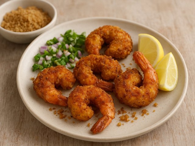 Spiced Butterfly Prawns