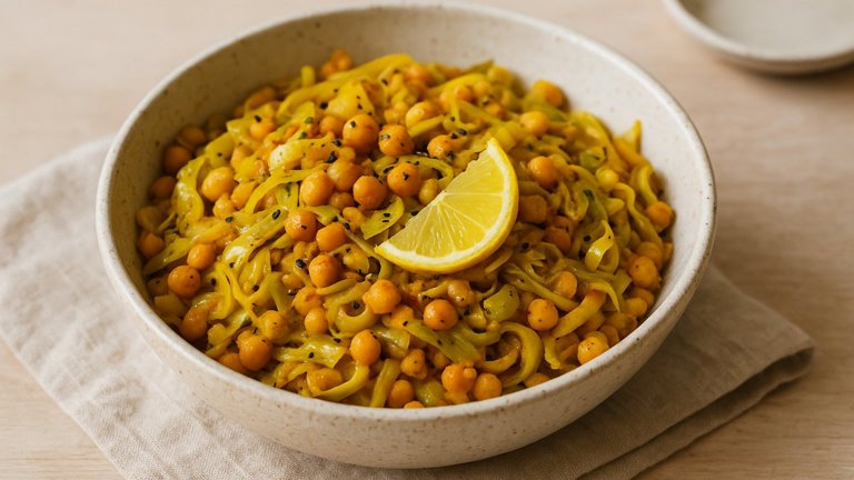 Spiced Leeks with Channa Dal