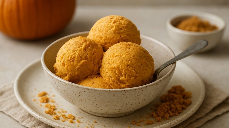 Spiced Pumpkin Ice Cream
