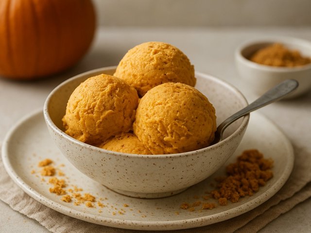 Spiced Pumpkin Ice Cream