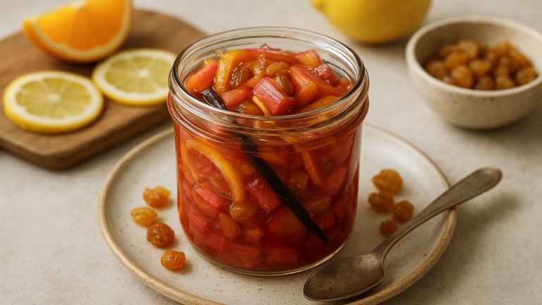 Spiced Rhubarb Conserves