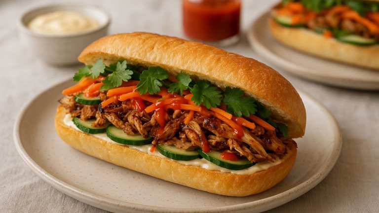 Spicy Bánh Mì Sandwiches