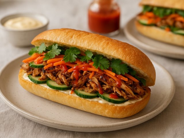 Spicy Bánh Mì Sandwiches