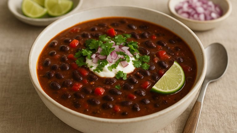Spicy Black Bean Soup
