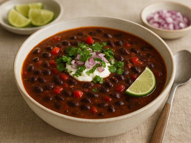Spicy Black Bean Soup