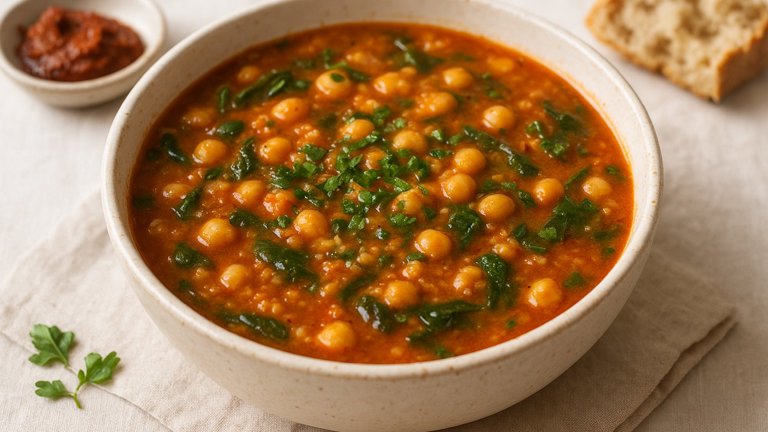 Spicy Chickpea Soup