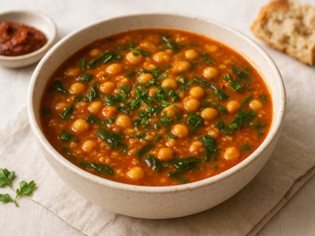 Spicy Chickpea Soup
