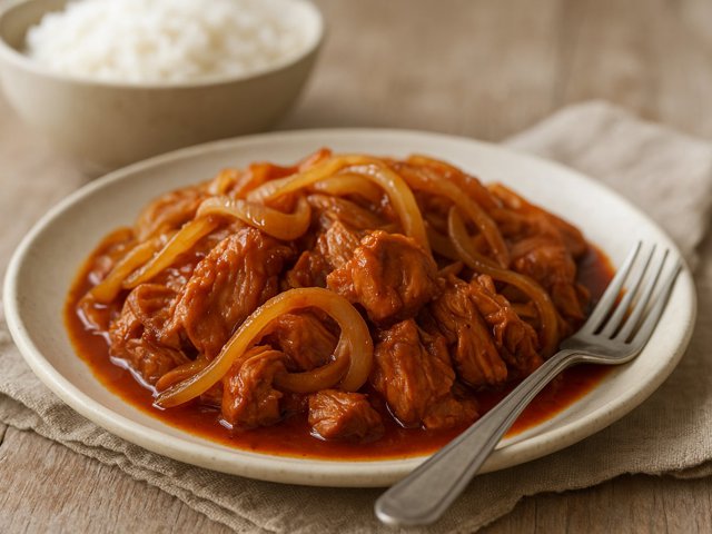 Spicy Crock-Pot Pork