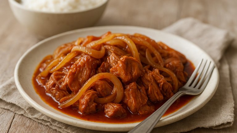 Spicy Crock-Pot Pork