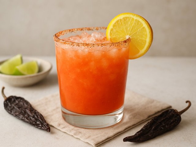 Spicy Papaya Margarita