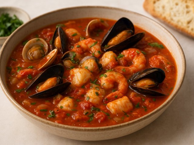 Spicy Seafood Cioppino