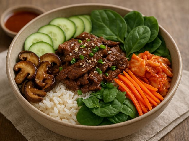Spicy Sesame Rice Bowls