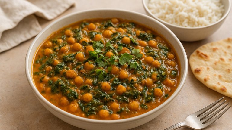 Spinach and Chickpea Curry