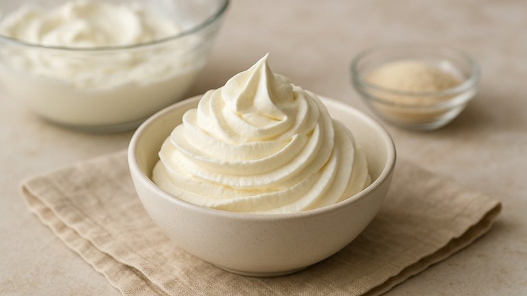 Stabilized Whipped Cream