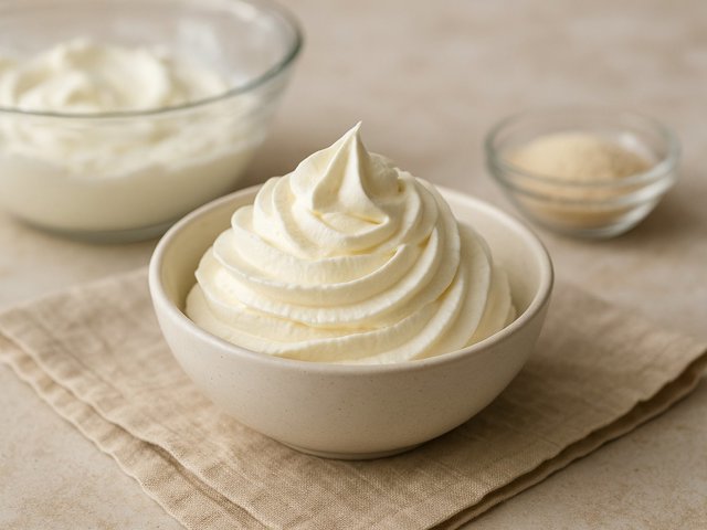 Stabilized Whipped Cream