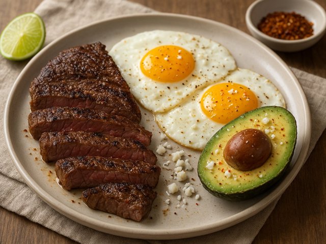 Steak & Eggs With Avocado
