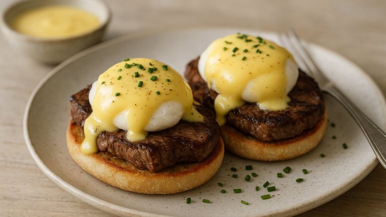 Steak & EGGS Benedict