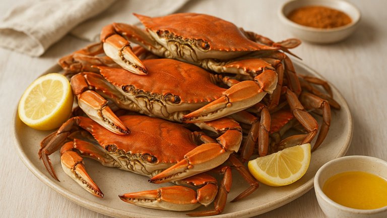 Steamed Blue Crabs