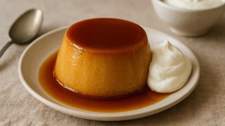 Steamed Caramel Pudding