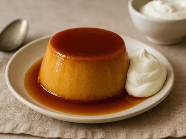 Steamed Caramel Pudding