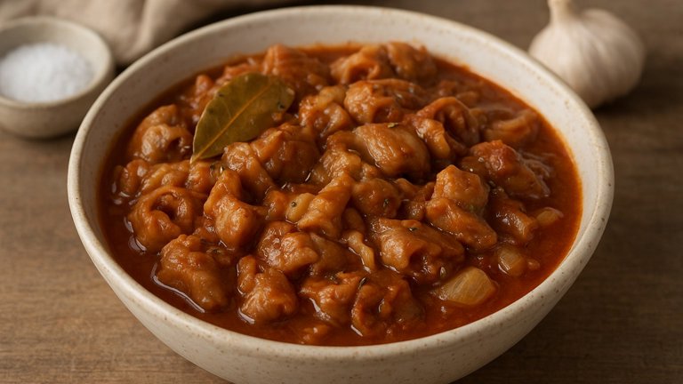 Stewed Chitterlings Or Hog Maws
