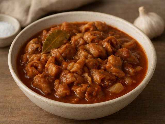 Stewed Chitterlings Or Hog Maws
