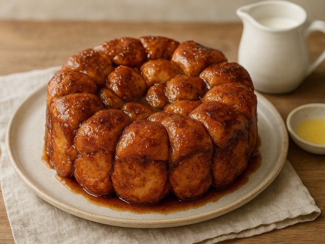 Sticky Breakfast Pull-Apart Bread