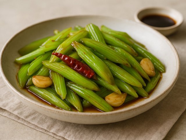 Stir-Fried Celery