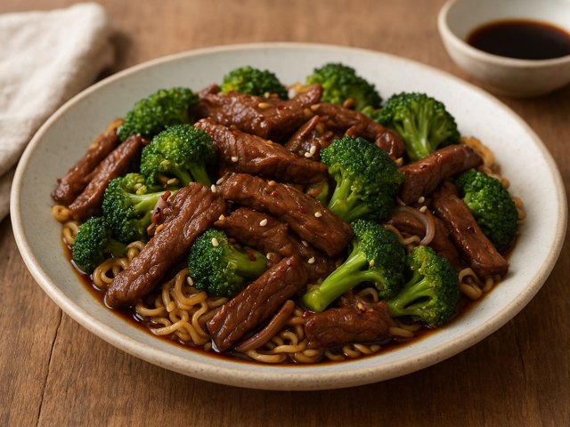 Stir-Fried Teriyaki Beef: With Broccoli
