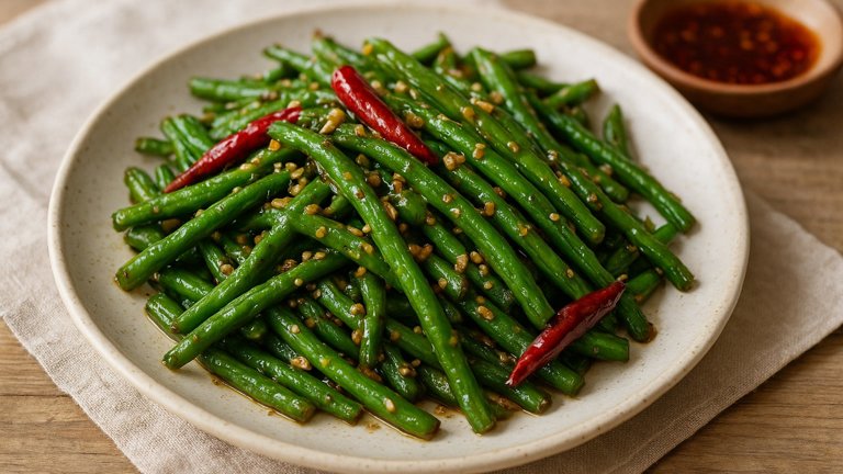 Stir-Fried Garlicky Green Beans