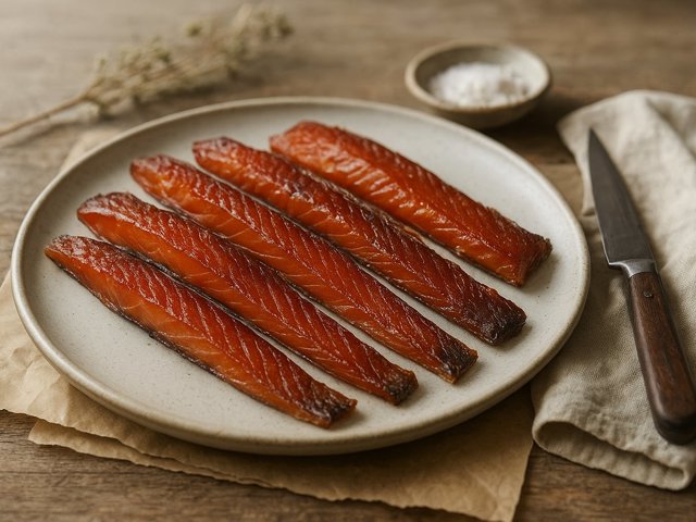 Stonewall Cold-Smoked Salmon Strips