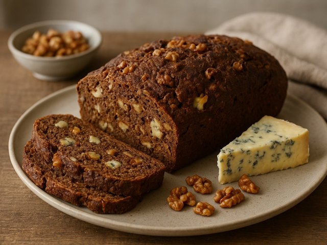 Stout, Stilton And Walnut Bread