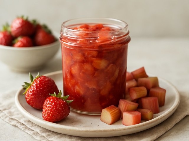 Strawberry And Rhubarb Preserves