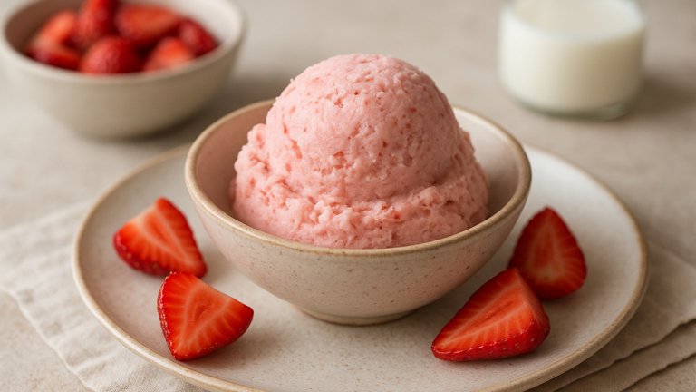 Strawberry Frozen Yogurt