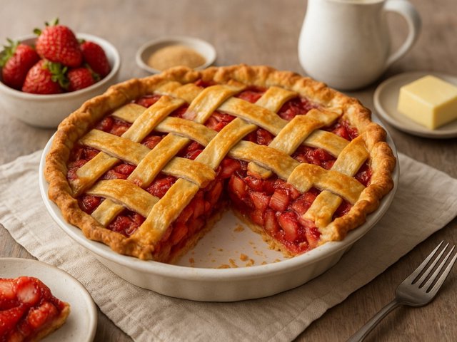 Strawberry Rhubarb Pie
