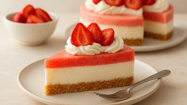 Strawberry Shortcake Cheesecake