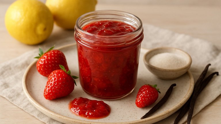 Strawberry Vanilla Preserves