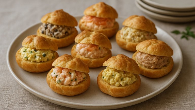 Stuffed Choux Puffs