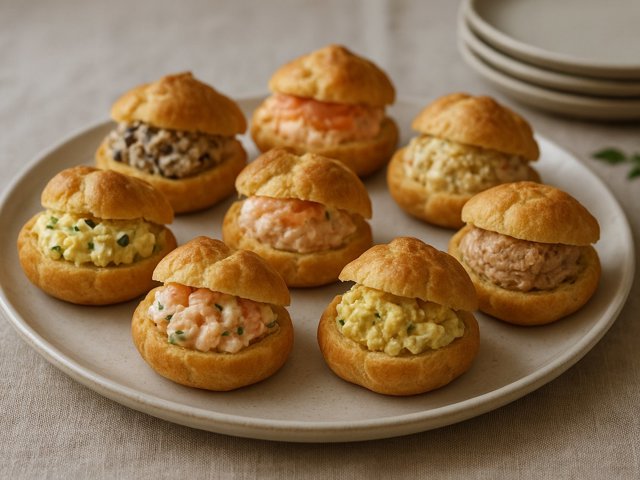 Stuffed Choux Puffs