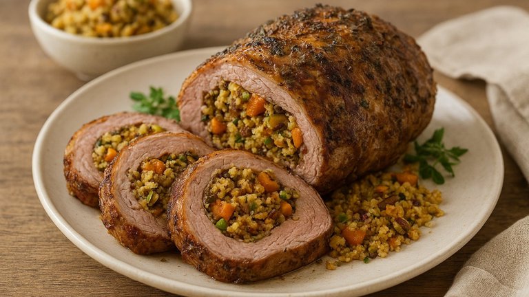 Stuffed Lamb Roast
