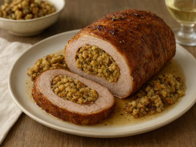 Stuffed Roasted VEAL Breast