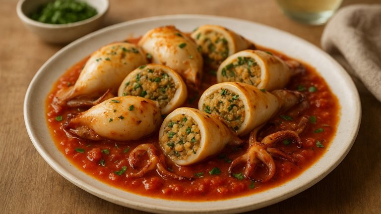 Stuffed Squid