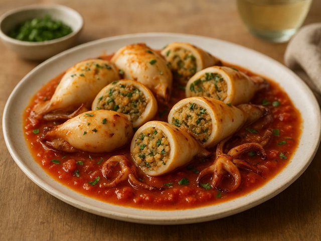 Stuffed Squid