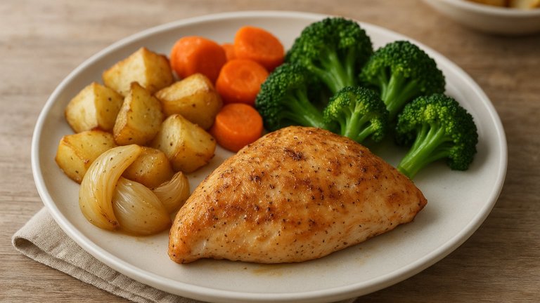 Sunday Roast Fitness Chicken Plate