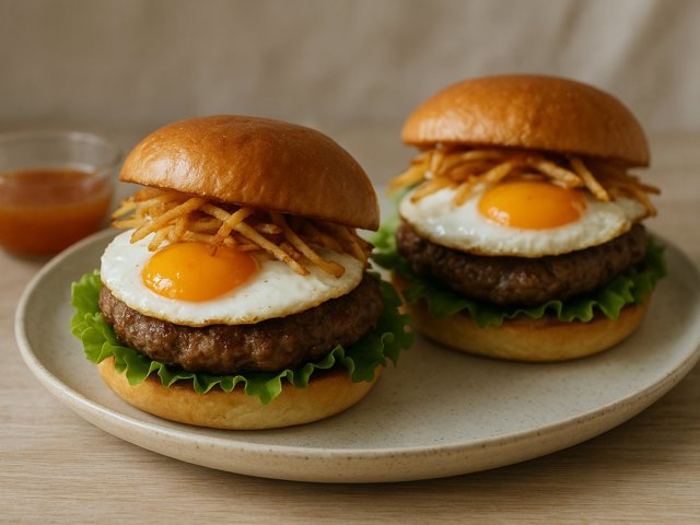 Sunny-Side-Up Burgers