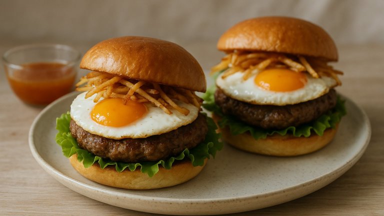 Sunny-Side-Up Burgers