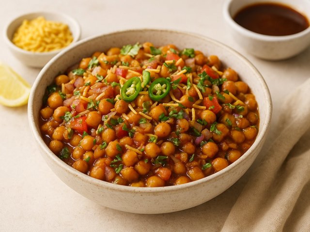 Sweet & Sour Chickpea Chaat