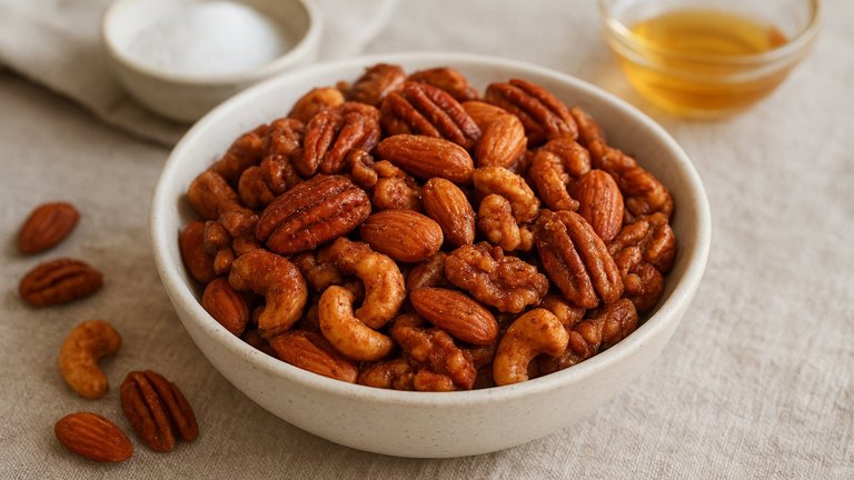 Sweet And Spicy Nuts
