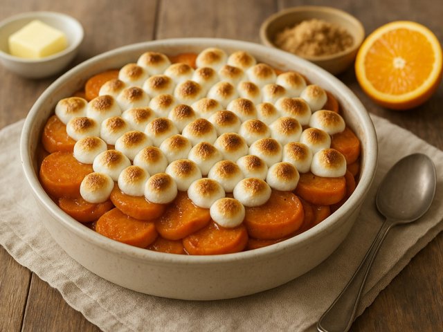 Sweet Potatoes With Marshmallows